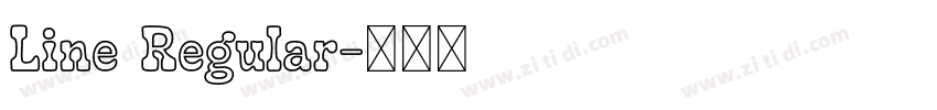 Line Regular字体转换 Line Regular字体转换